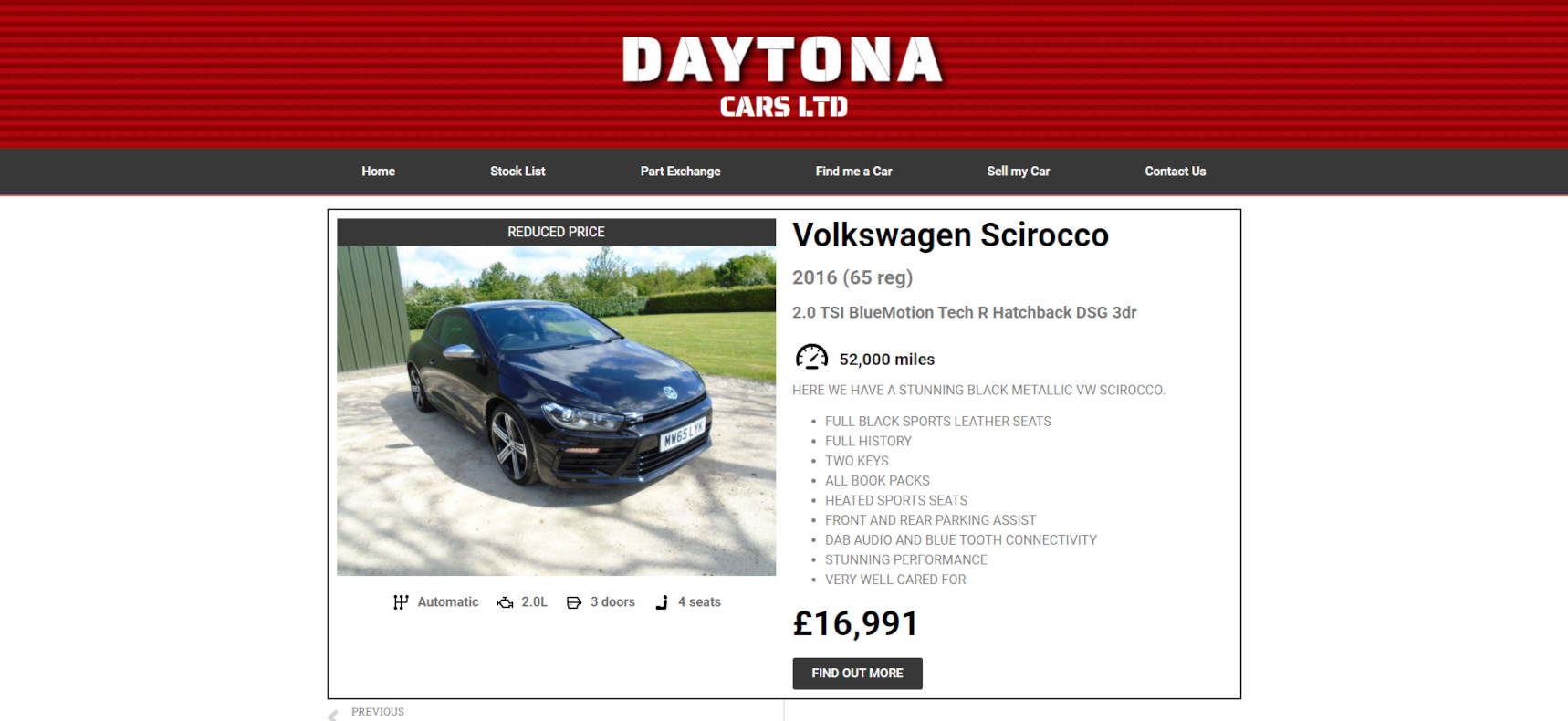 Daytona Cars For Sale